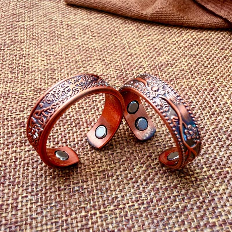 2pc Copper Ring Jewelry Set