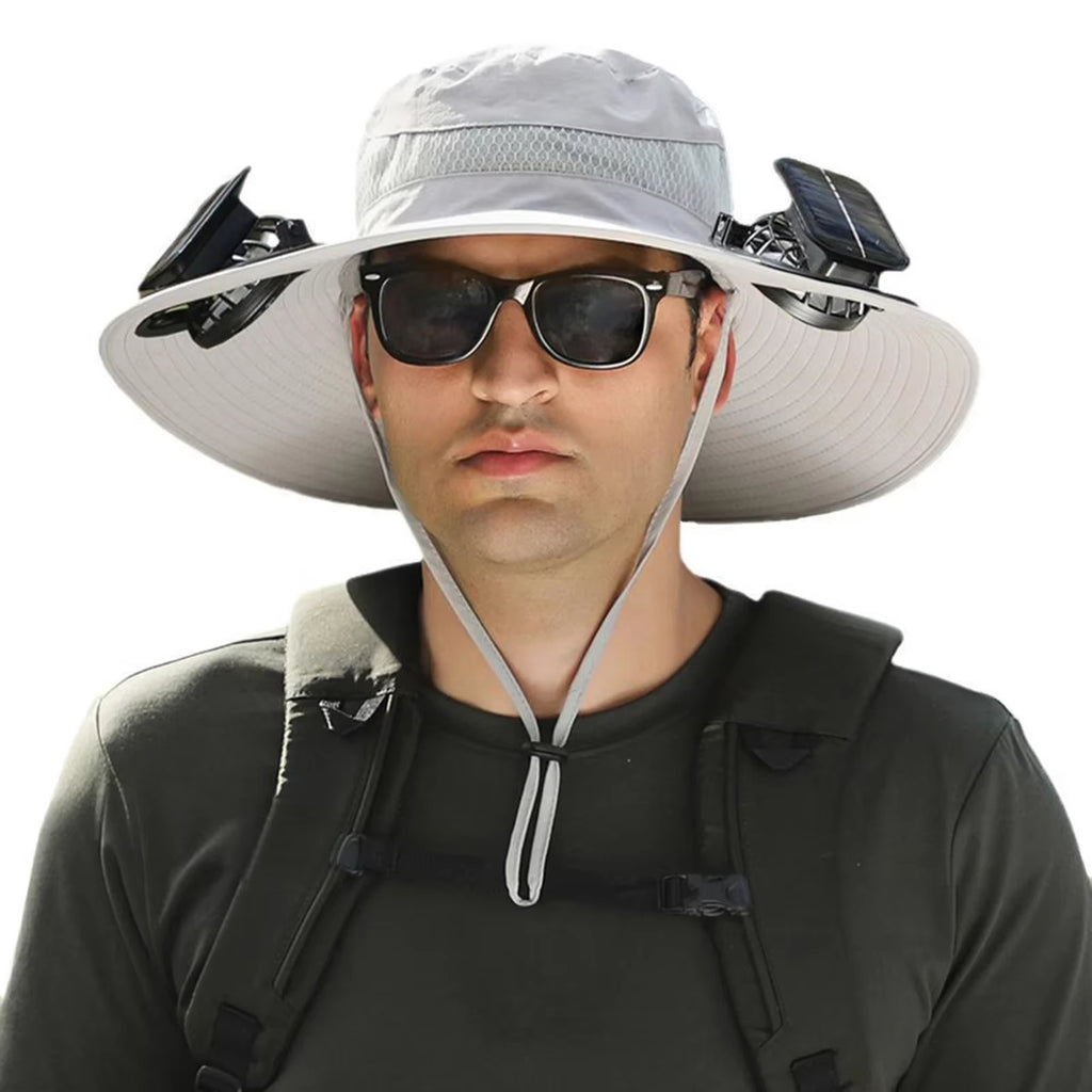Outdoor Solar Fan Sun Protection Hat