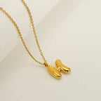 Mini Bubble Letter Necklace