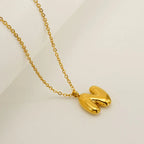 Mini Bubble Letter Necklace