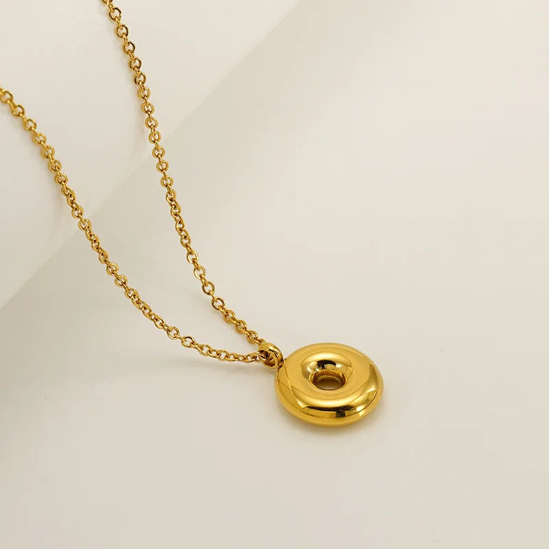 Mini Bubble Letter Necklace