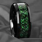 2pc Dragon Heart Ring Set