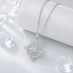 Celtic Knot Gemstone Necklace