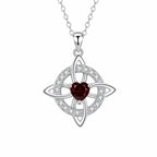 Celtic Knot Gemstone Necklace