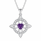 Celtic Knot Gemstone Necklace