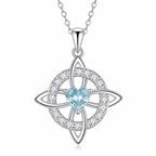 Celtic Knot Gemstone Necklace