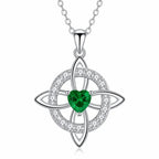 Celtic Knot Gemstone Necklace