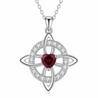Celtic Knot Gemstone Necklace