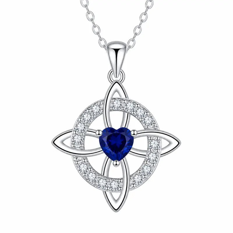 Celtic Knot Gemstone Necklace