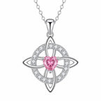 Celtic Knot Gemstone Necklace