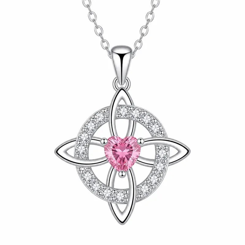 Celtic Knot Gemstone Necklace