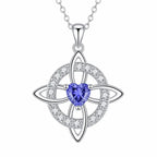 Celtic Knot Gemstone Necklace