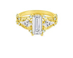 Elegant Moissanite Lattice Ring