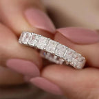 Elegant Pave Gemstone Ring Stack