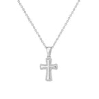 Elegant Beaded Cross Necklace