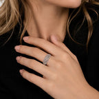 Sparkling Pave Dome Statement Ring