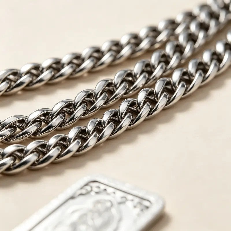 Elegant Virgin Mary Rectangle Necklace