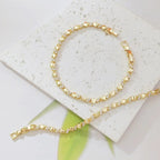 Dainty Pave Square Link Bracelet