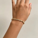 Dainty Pave Square Link Bracelet