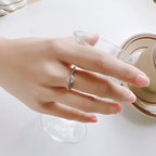 Orbiting Moissanite Statement Ring