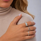 Dainty Infinity Pave Ring
