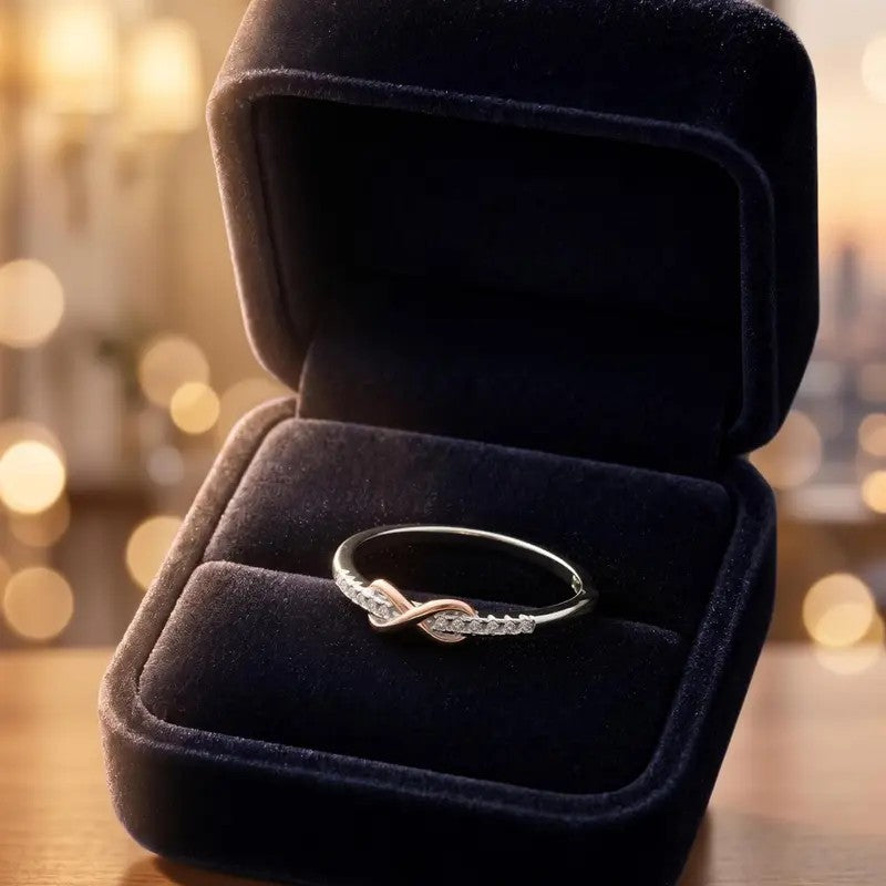 Dainty Infinity Pave Ring