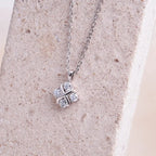 Elegant Moissanite Cross Pendant Necklace