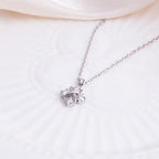 Elegant Moissanite Cross Pendant Necklace