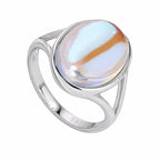 Ethereal Aurora Cabochon Statement Ring