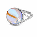 Ethereal Aurora Cabochon Statement Ring