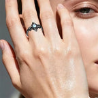 Celestial Moonstone Knot Ring