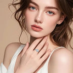 Celestial Moonstone Knot Ring