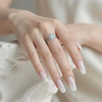 Celestial Moonstone Knot Ring
