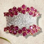 Regal Ruby Pave Statement Ring