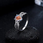 Twisted Infinity Gemstone Ring