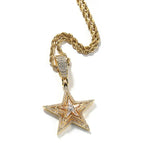 Rotating Star Pendant Necklace