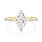 Elegant Marquise Solitaire Ring