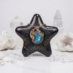 Elegant Geometric Labradorite Necklace