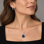 Elegant Teardrop Pearl Jewelry Set