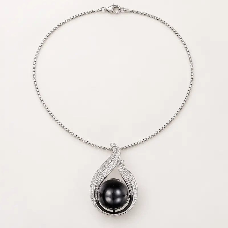 Elegant Teardrop Pearl Jewelry Set