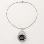 Elegant Teardrop Pearl Jewelry Set