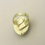 Bold Leopard Gemstone Ring