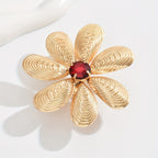 Bold Floral Statement Ring