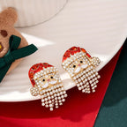 Whimsical Santa Drop Earrings