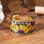 Western Desert Scene Cuff Bracelet