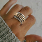 Ornate Filigree Stackable Ring Set