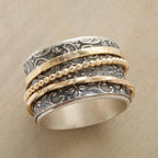 Ornate Filigree Stackable Ring Set