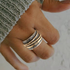 Ornate Filigree Stackable Ring Set