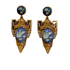 Elegant Flying Bird Drop Earrings