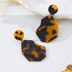 Graphic Swirl Drop Earrings